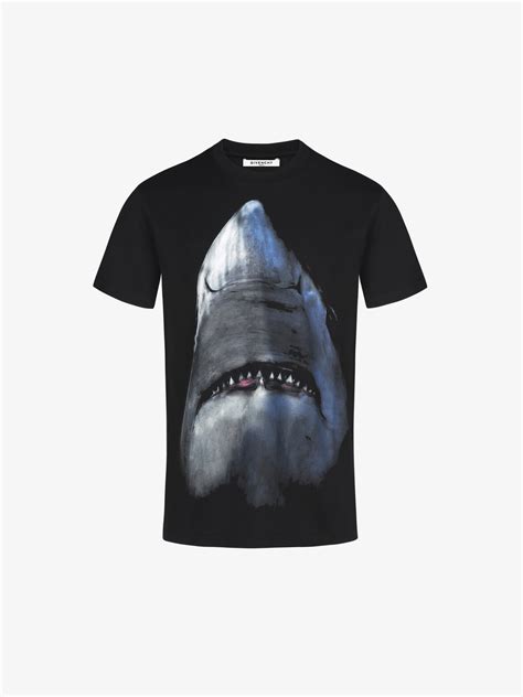 givenchy shark t shirt white|Givenchy shark tee.